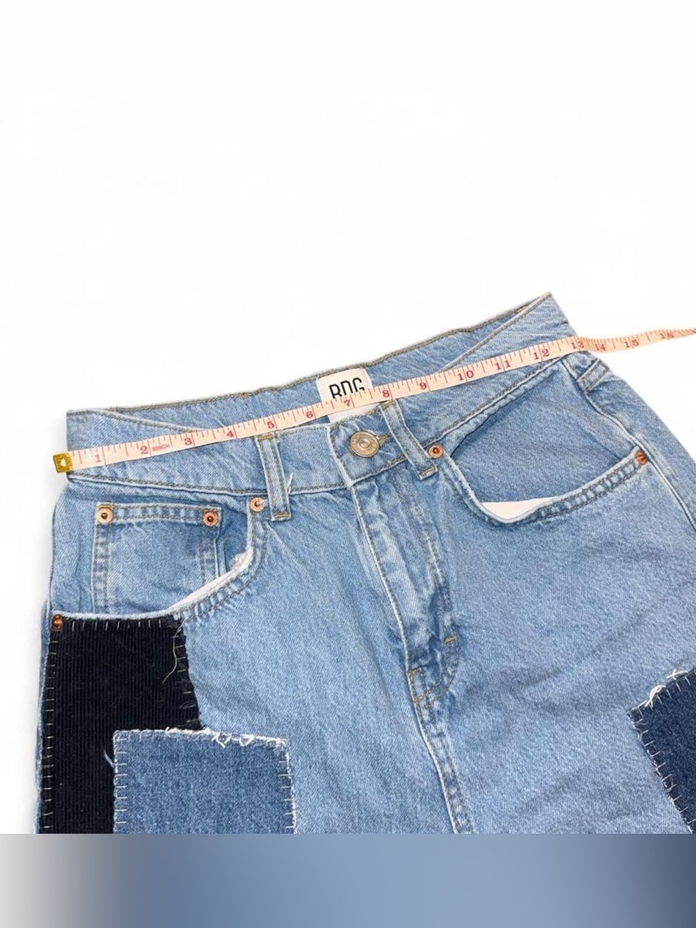 BDG puddle patchwork wide leg jeans - Picture 3 of 8
